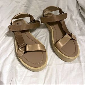 Zara tan sandals